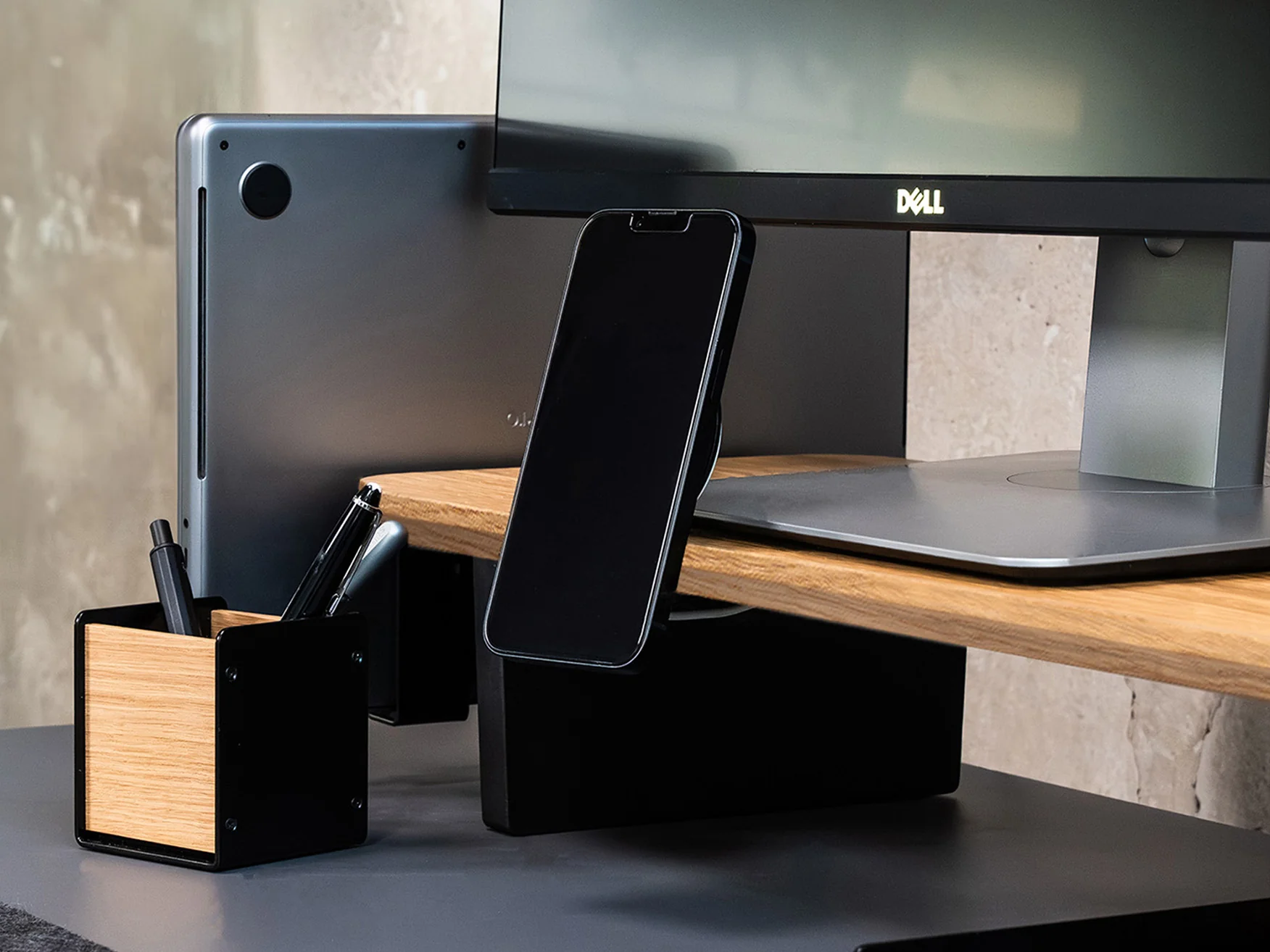 Setup Cockpit Monitorständer Large - Massivholz - Image 11