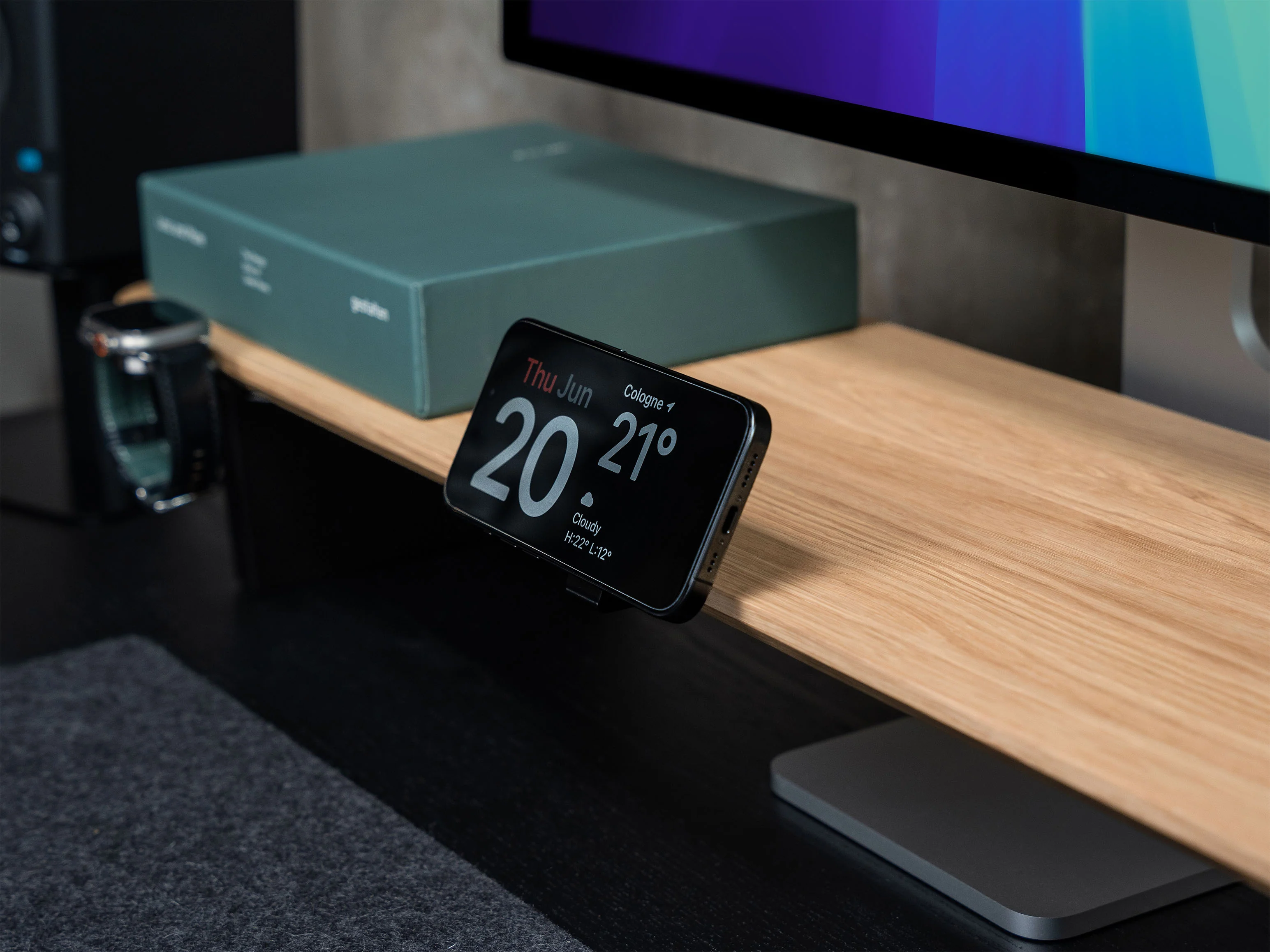 Setup Cockpit Monitorständer Large - Massivholz - Image 12