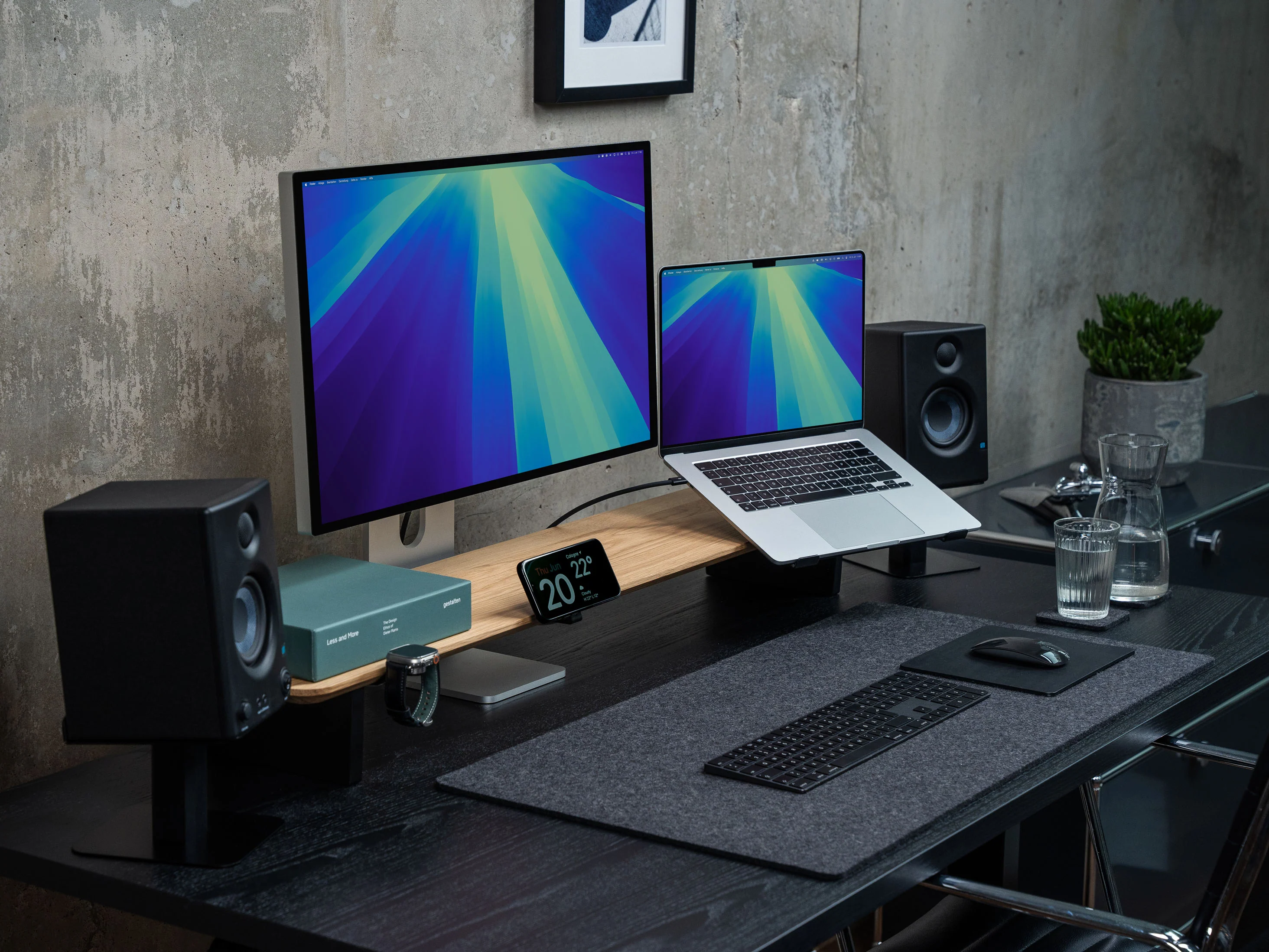 Setup Cockpit Monitorständer Large - Massivholz - Image 14