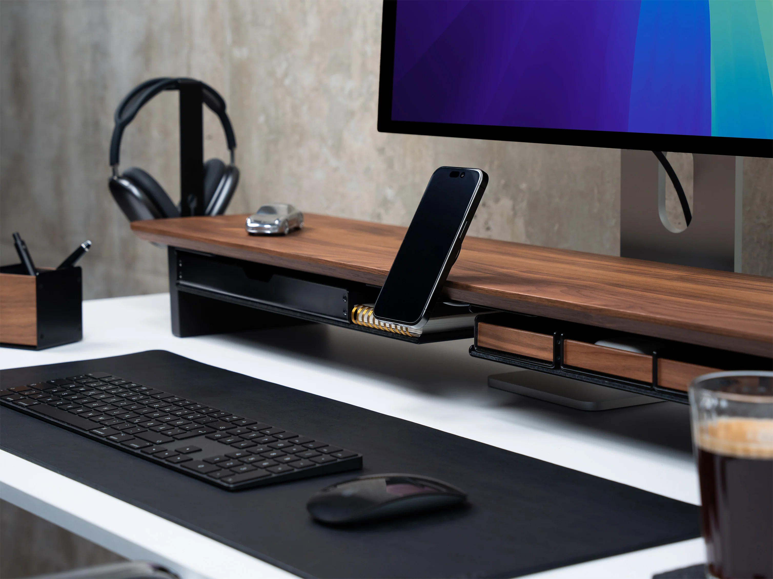 Setup Cockpit Monitorständer Large - Massivholz - Image 6