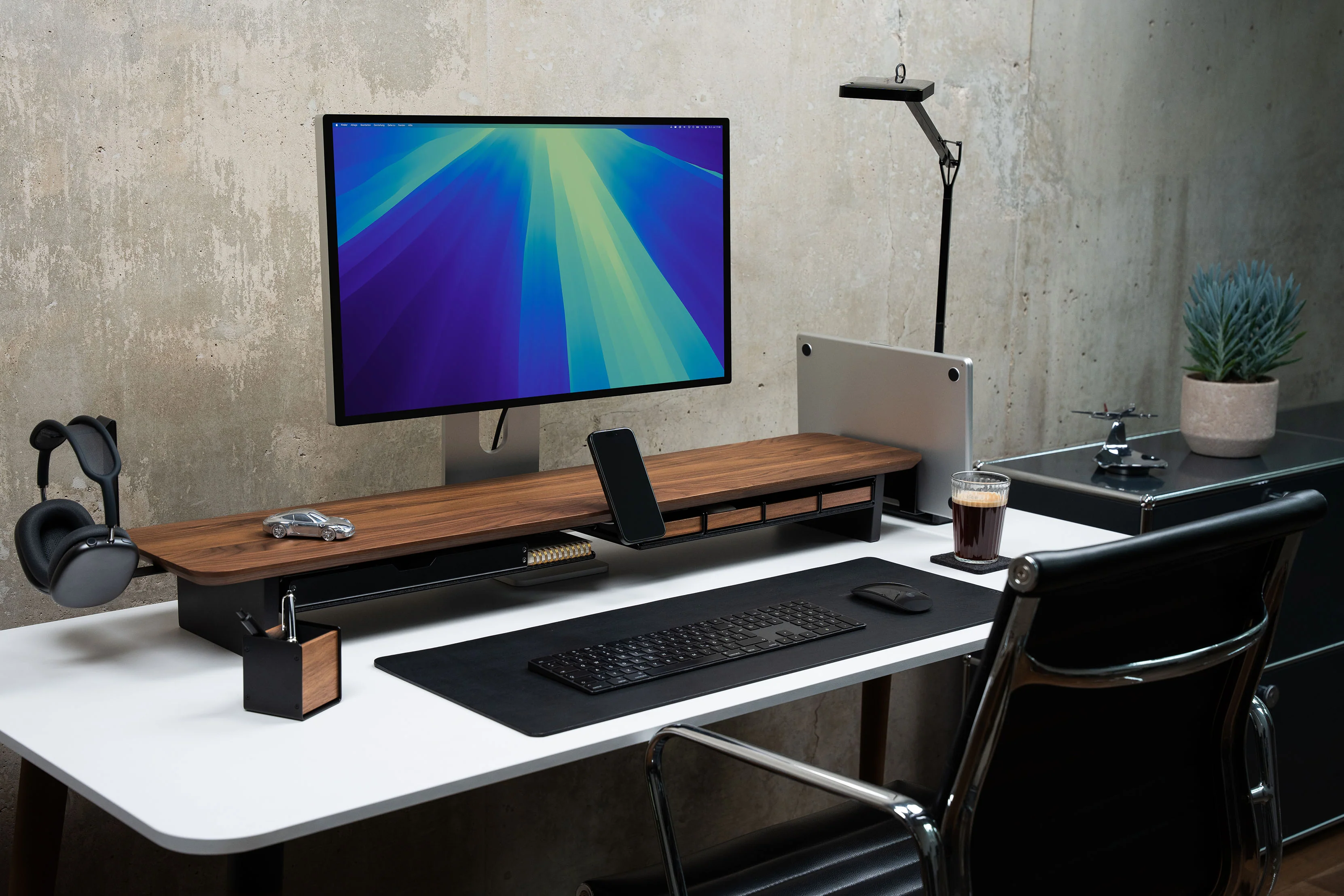 Setup Cockpit Monitorständer Large - Massivholz - Image 7